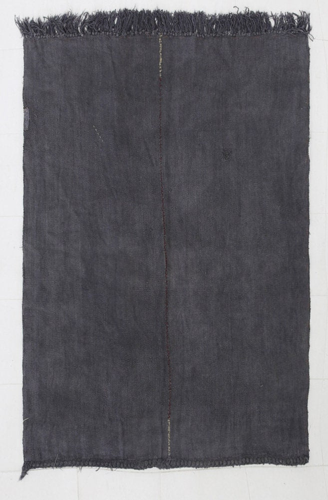 Vintage Hemp Kilim 4'4" x 6'7" ft