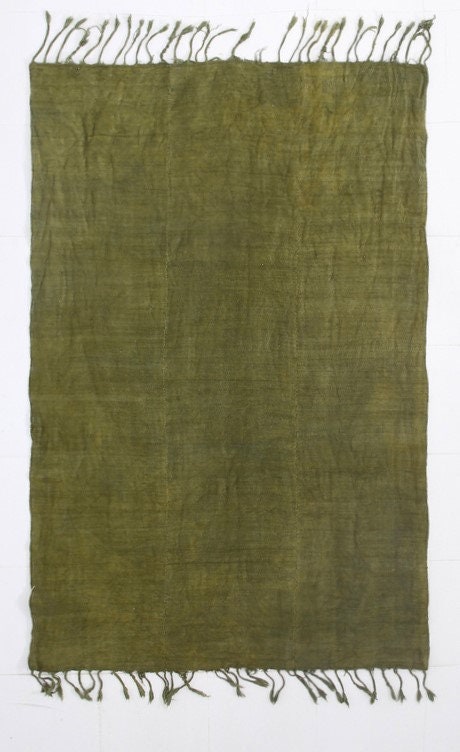 Vintage Hemp Kilim 4'8" x 7'1" ft