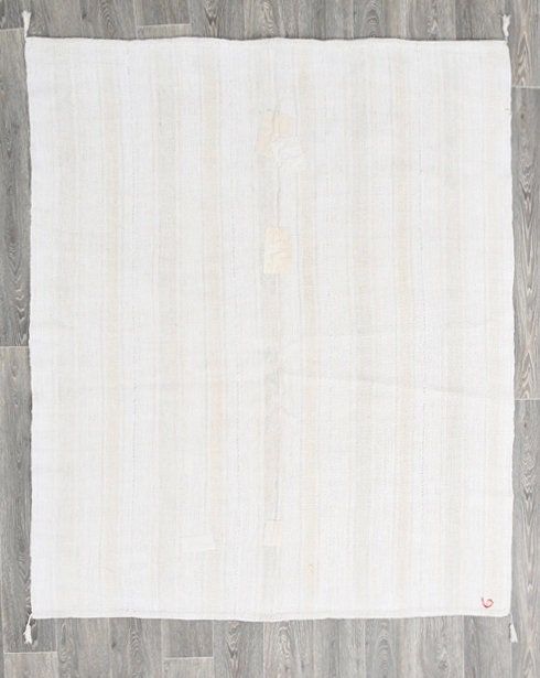 Vintage Hemp Kilim 5'1" x 6'2" ft