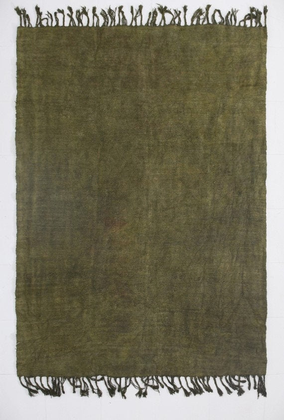Vintage Hemp Kilim 5’10’’ x 8’2’’ ft