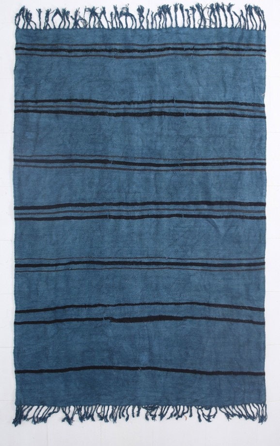 Vintage Hemp Kilim 5’11’’ x 8’10’’ ft