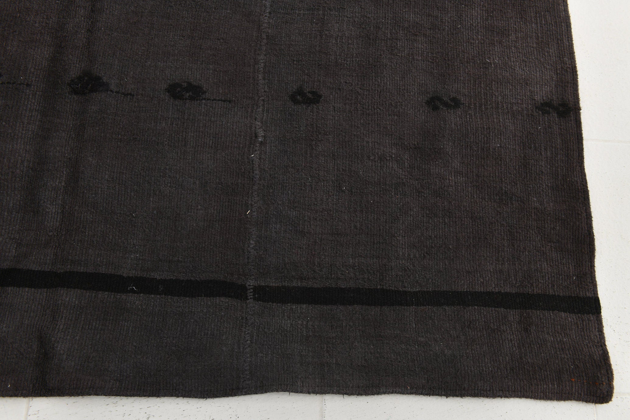 Vintage Hemp Kilim 5'5" x 8'2" ft