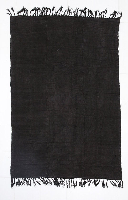 Vintage Hemp Kilim 5'7" x 8'3" ft