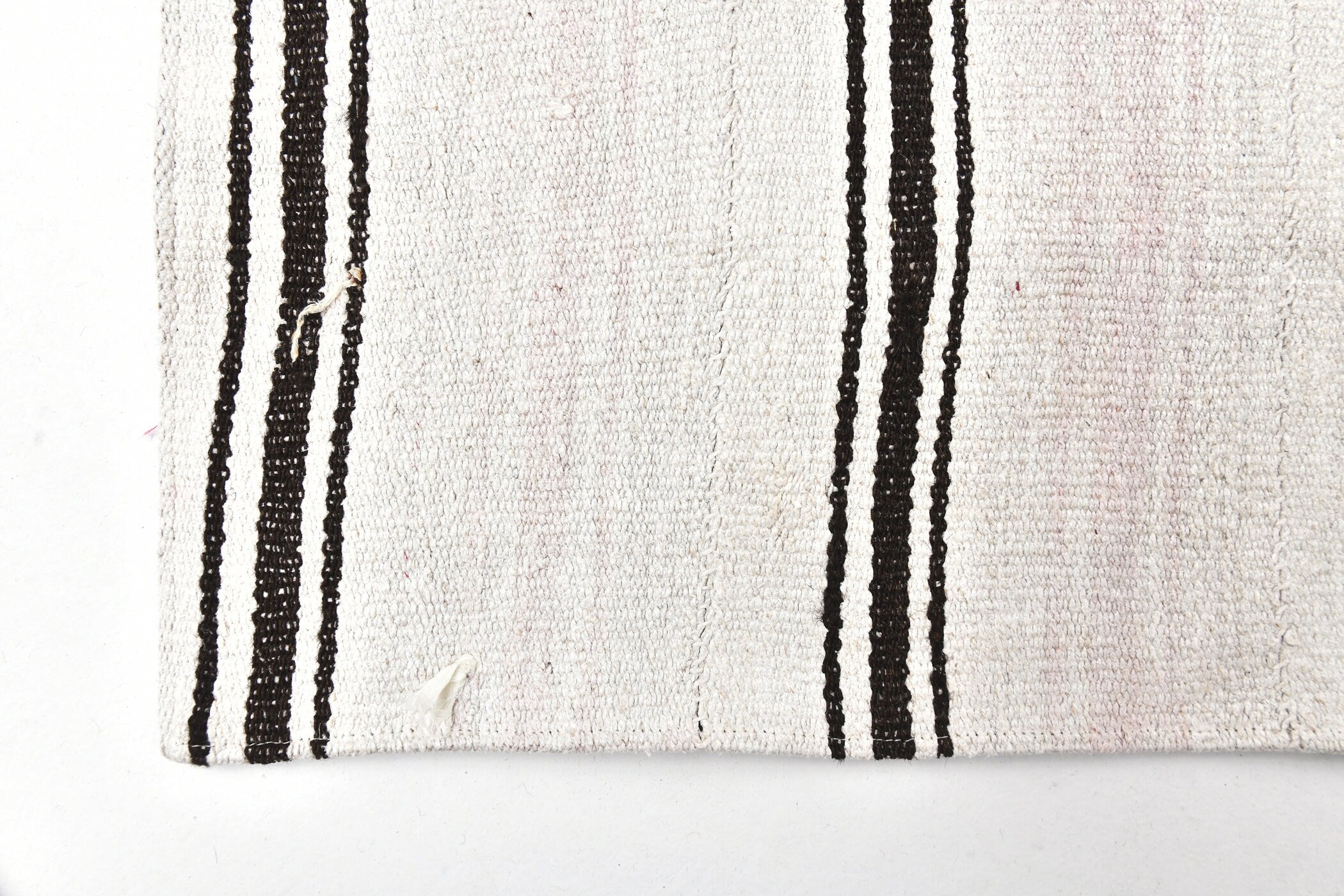 Vintage Hemp Kilim 6'2" x 7'8" ft