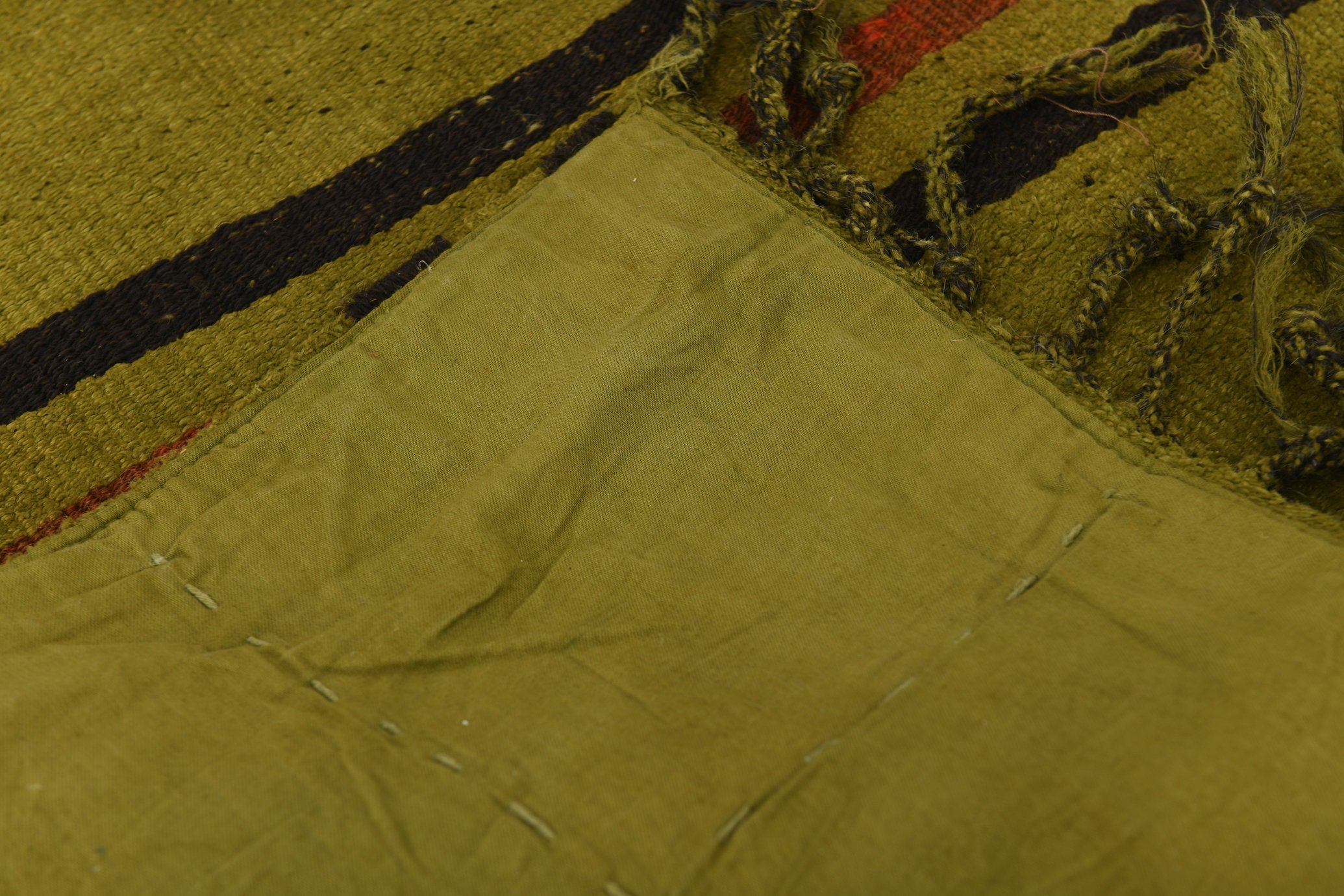 Vintage Hemp Kilim 6'7" x 8'1" ft