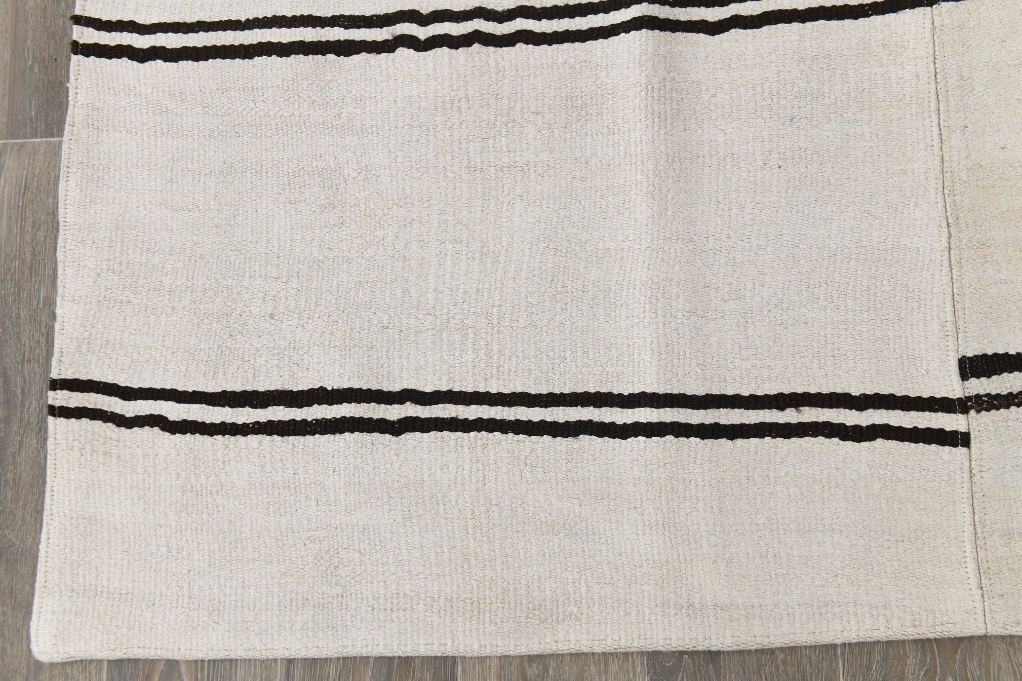 Vintage Hemp Kilim 7'12" x 11'6" ft