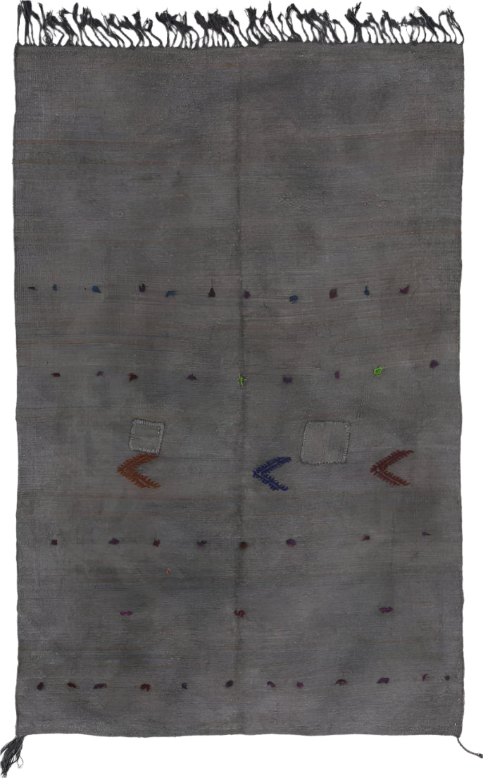 Vintage Hemp Kilim 7’3’’ x 10’2’’ ft