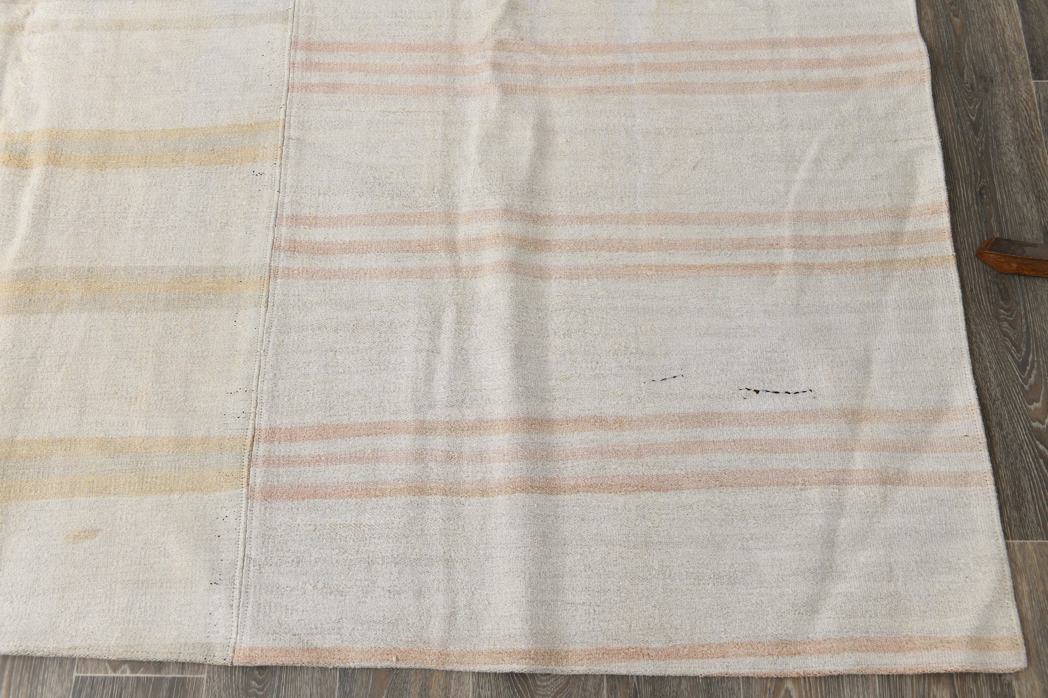 Vintage Hemp Kilim 9'5" x 12'2" ft