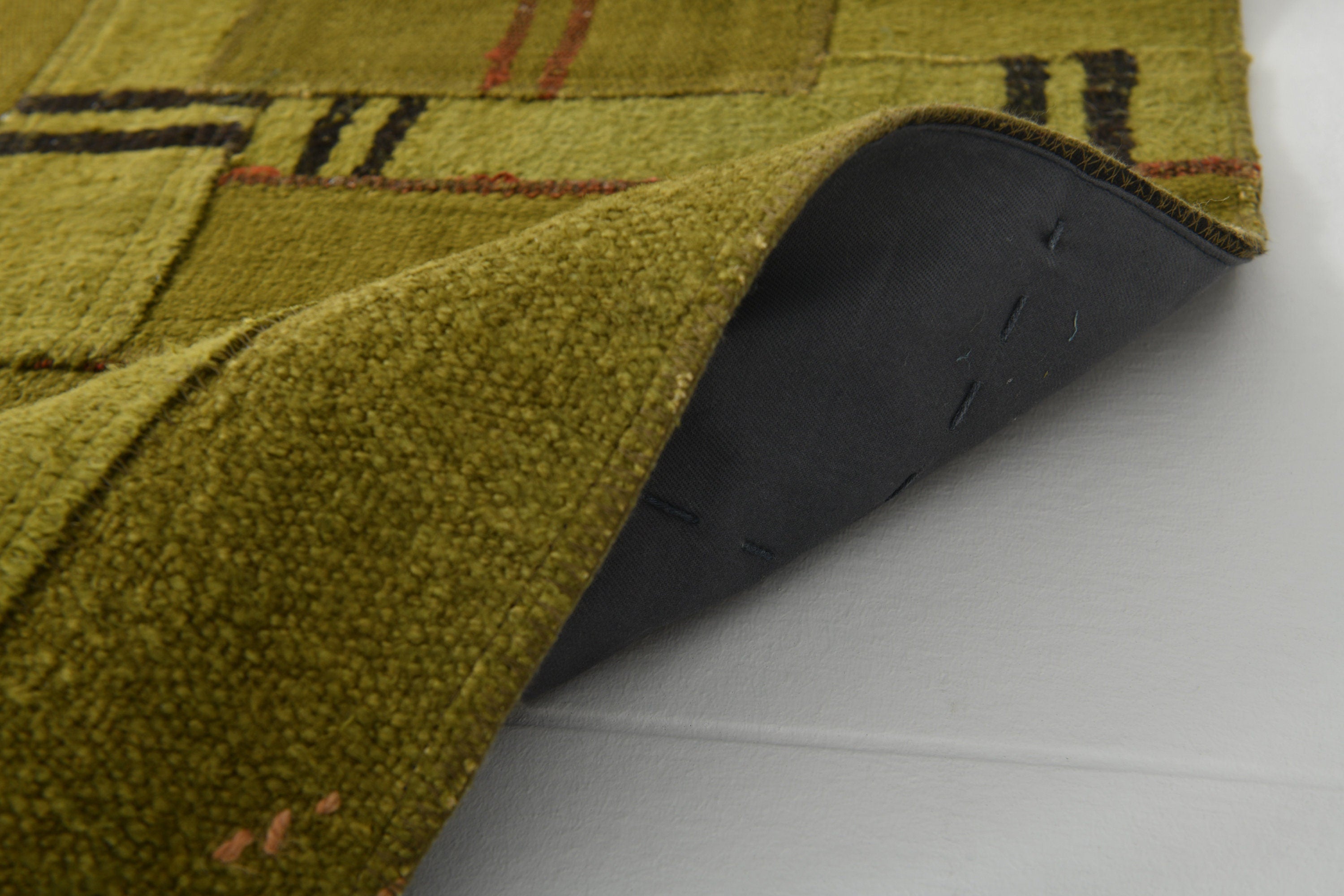 Vintage Hemp Kilim Patchwork 2’1’’ x 6’11’’ ft