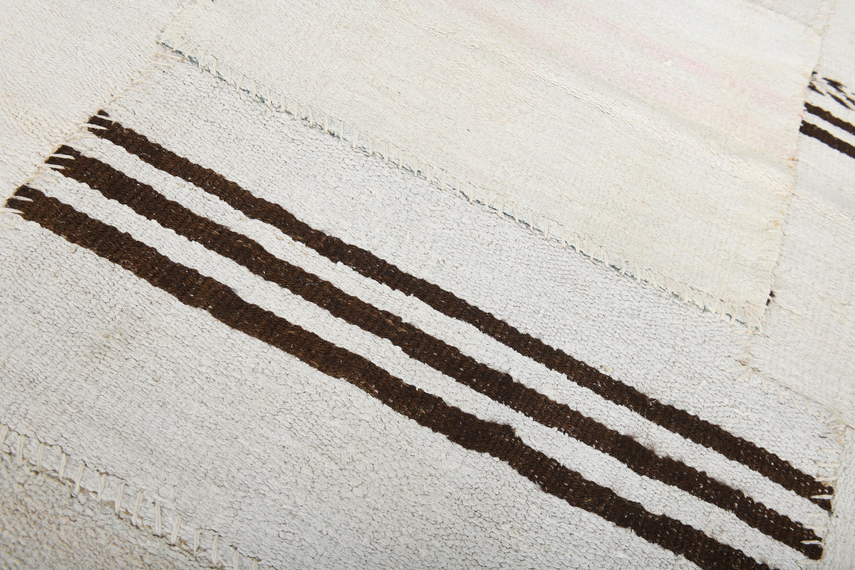 Vintage Hemp Kilim Patchwork 5’11’’ x 8’0’’ ft