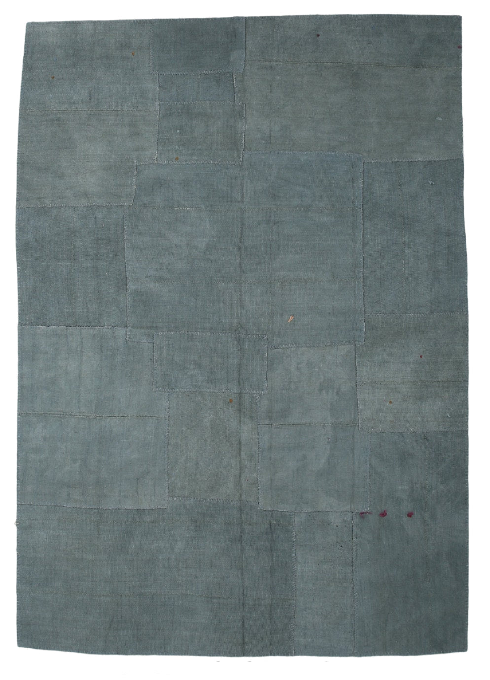 Vintage Hemp Kilim Patchwork 6'11" x 10'1" ft