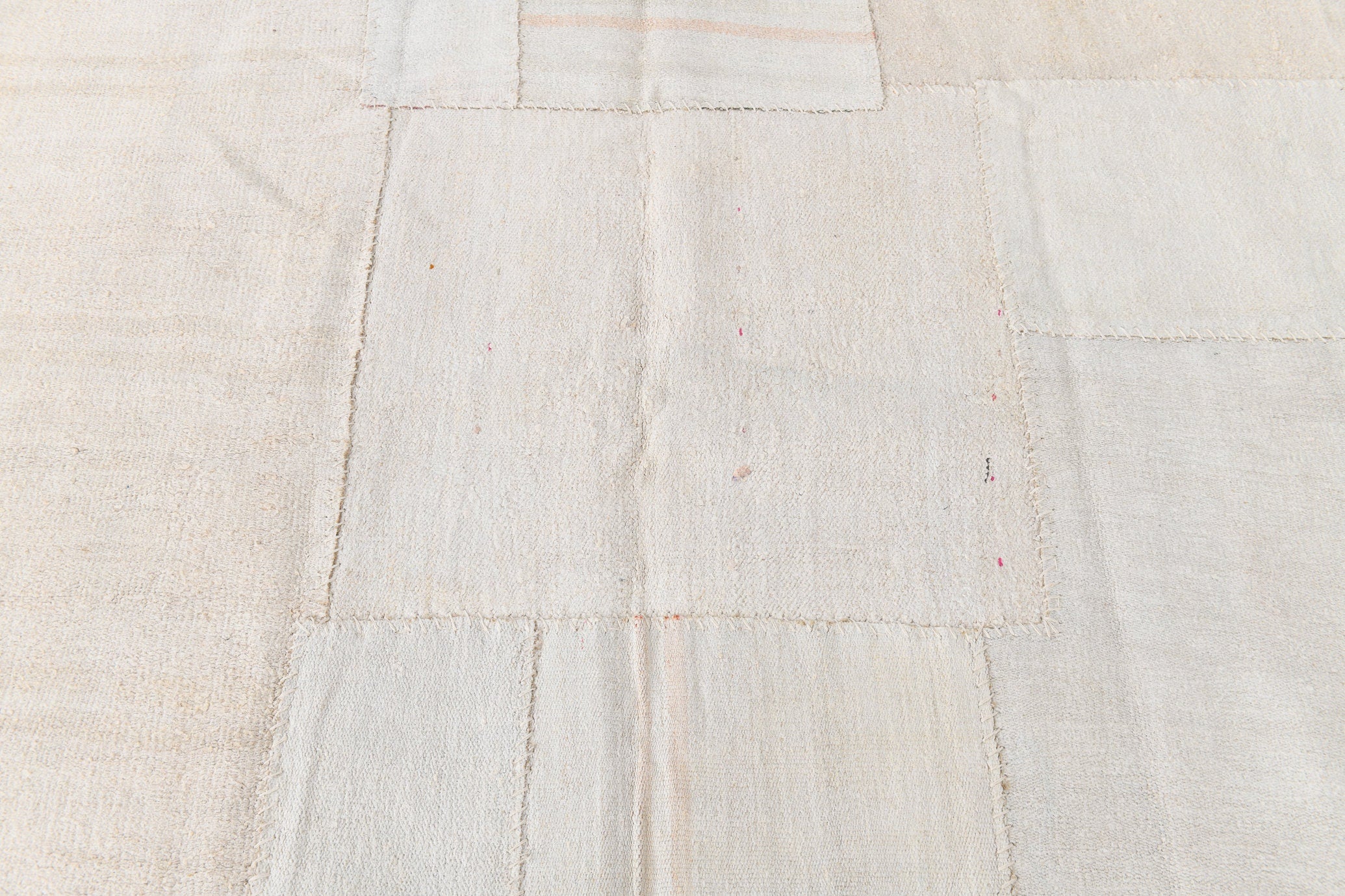Vintage Hemp Kilim Patchwork 6’12’’ x 10’1’’ ft