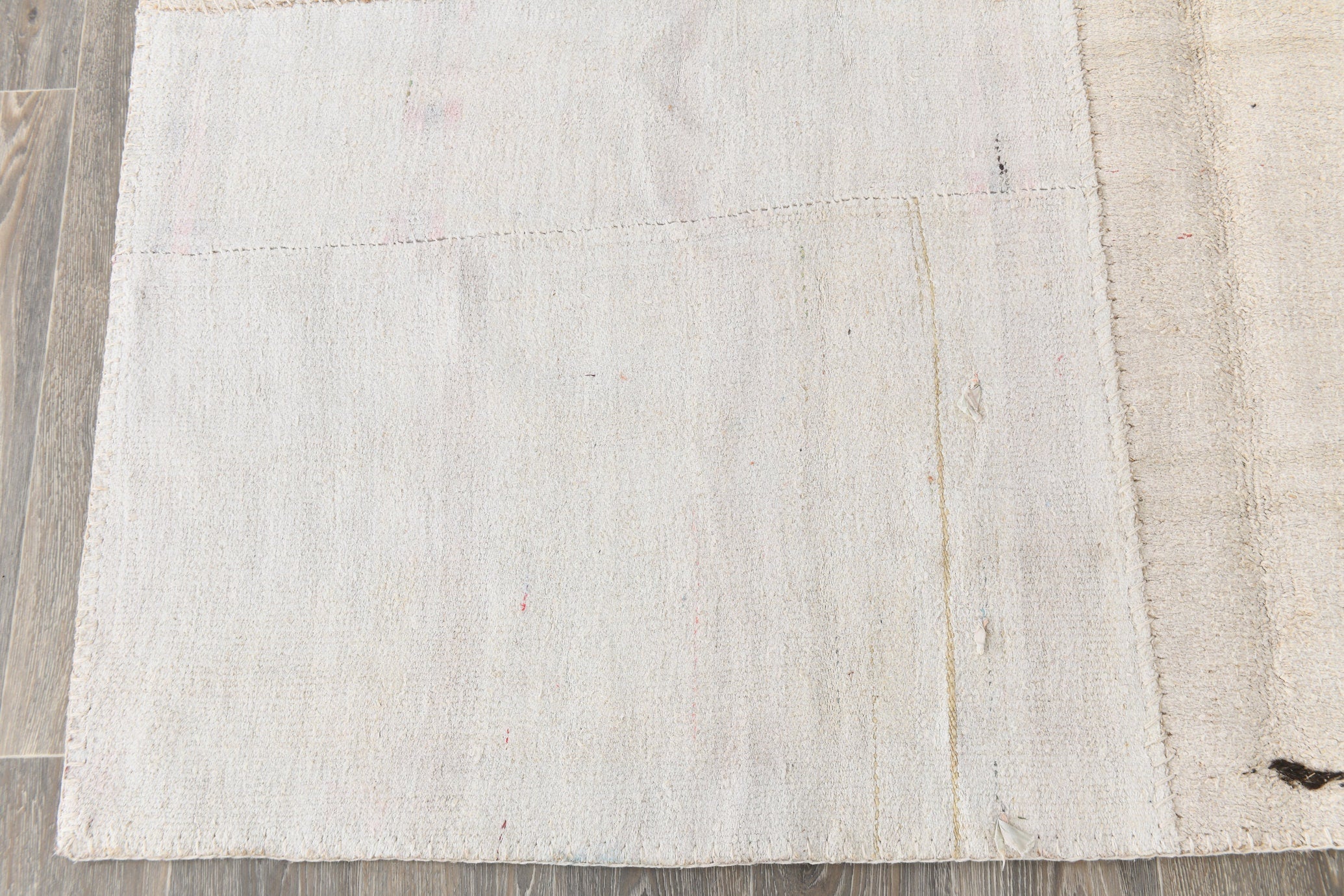 Vintage Hemp Kilim Patchwork 6’12’’ x 10’1’’ ft
