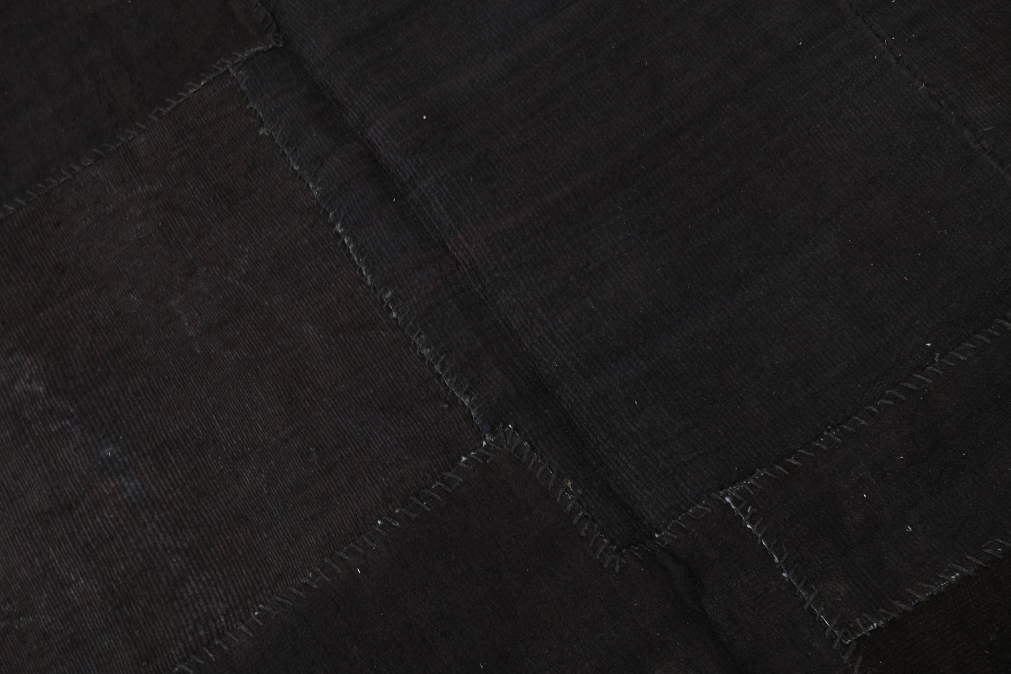 Vintage Hemp Kilim Patchwork 7'0" x 10'1" ft