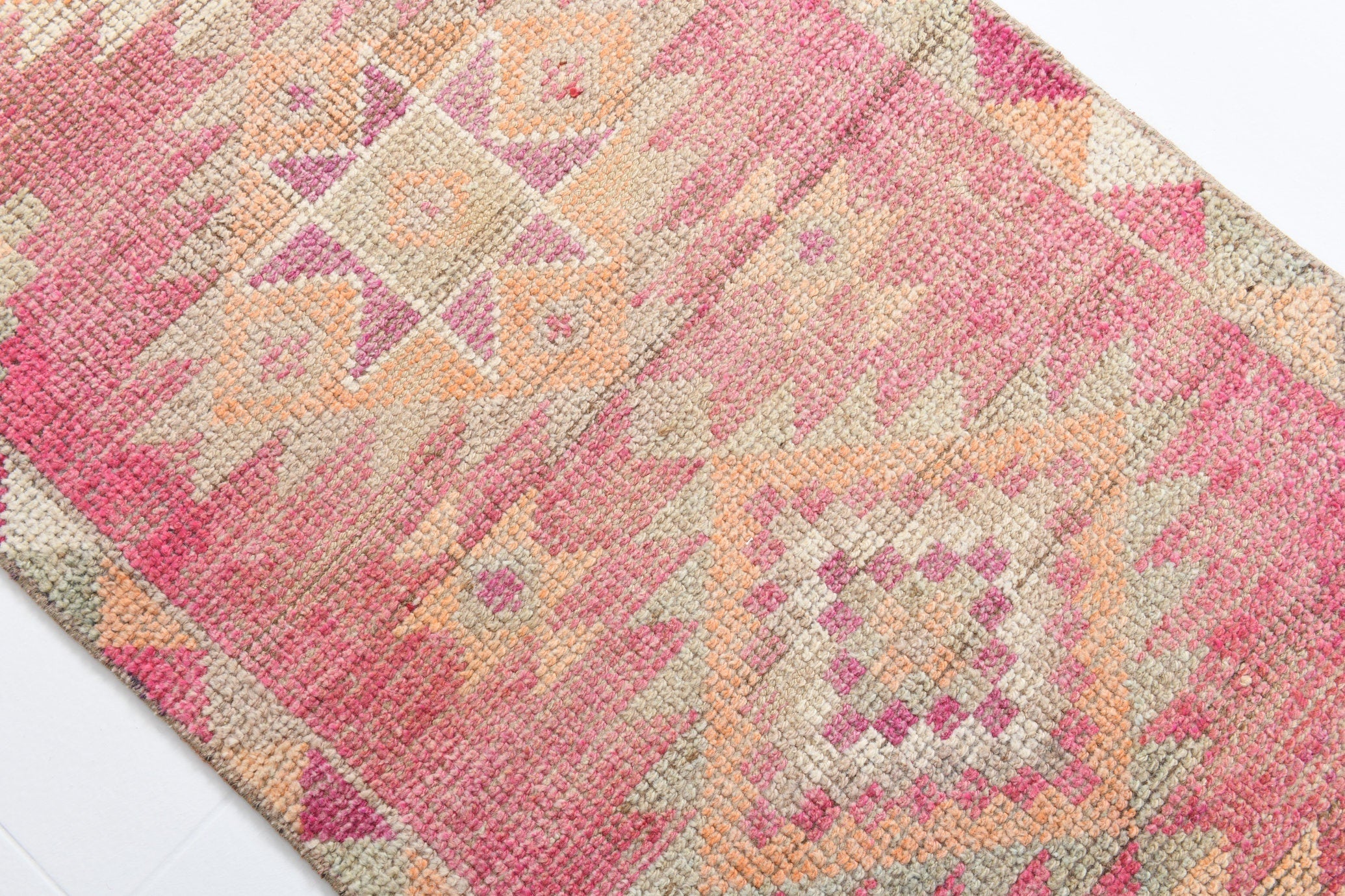 Vintage Herki Runner Rug 2'10" x 10'6" ft
