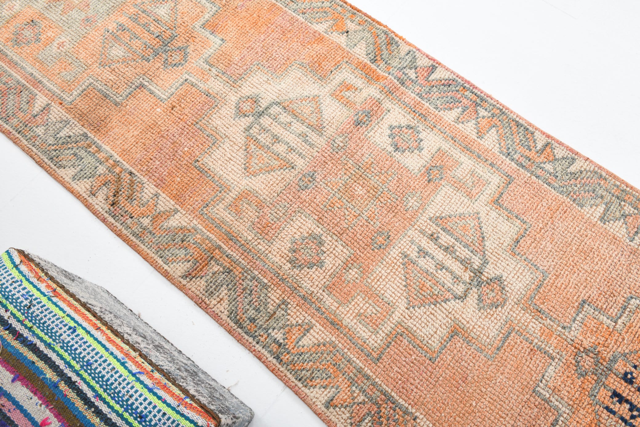 Vintage Herki Runner Rug 2’10’’ x 11’1’’ ft