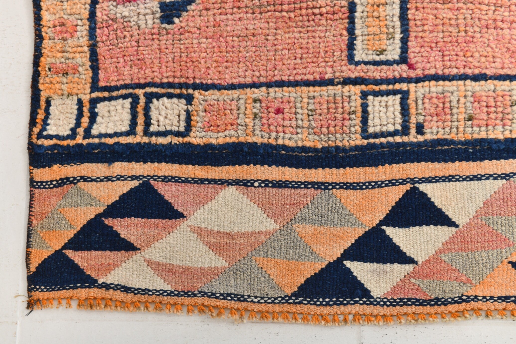 Vintage Herki Runner Rug 2'10" x 11'3" ft