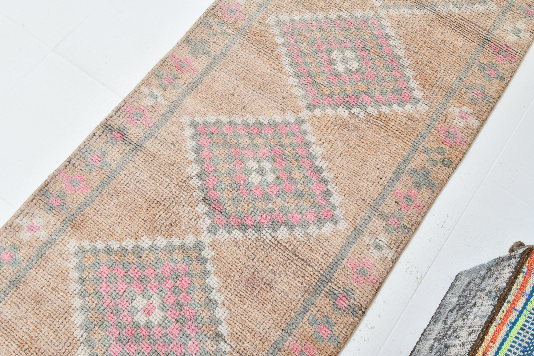 Vintage Herki Runner Rug 2’10’’ x 11’6’’ ft