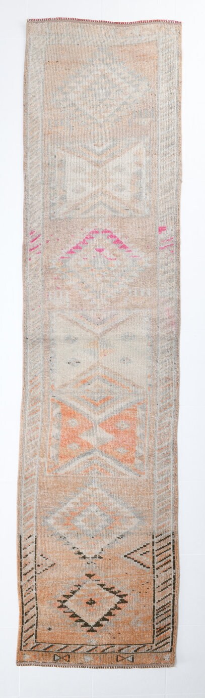 Vintage Herki Runner Rug 2’10’’ x 11’7’’ ft