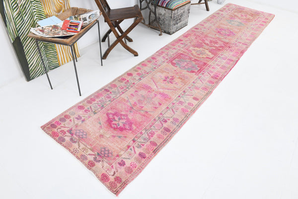 Vintage Herki Runner Rug 2’10’’ x 13’1’’ ft