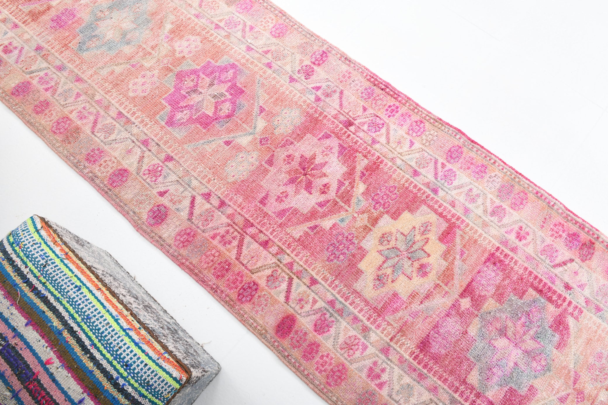 Vintage Herki Runner Rug 2’10’’ x 13’1’’ ft