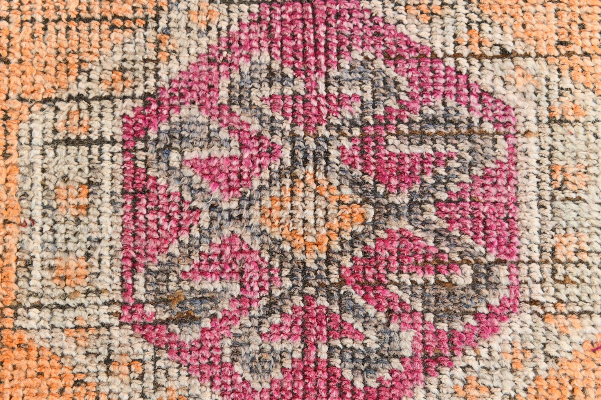 Vintage Herki Runner Rug 2'10" x 9'7" ft