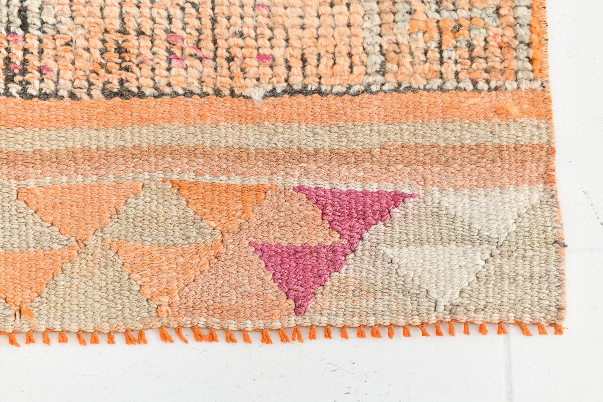 Vintage Herki Runner Rug 2'10" x 9'7" ft