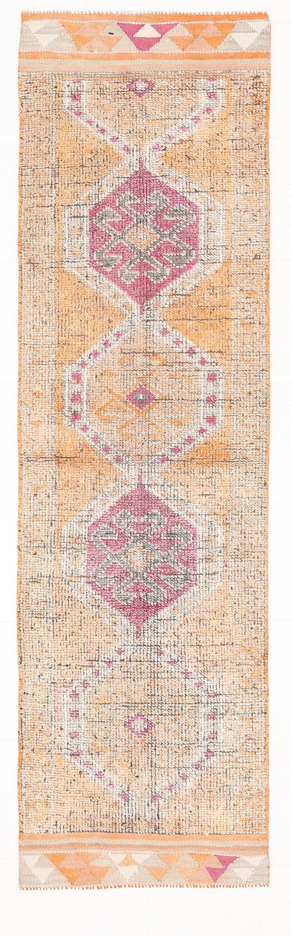Vintage Herki Runner Rug 2'10" x 9'7" ft