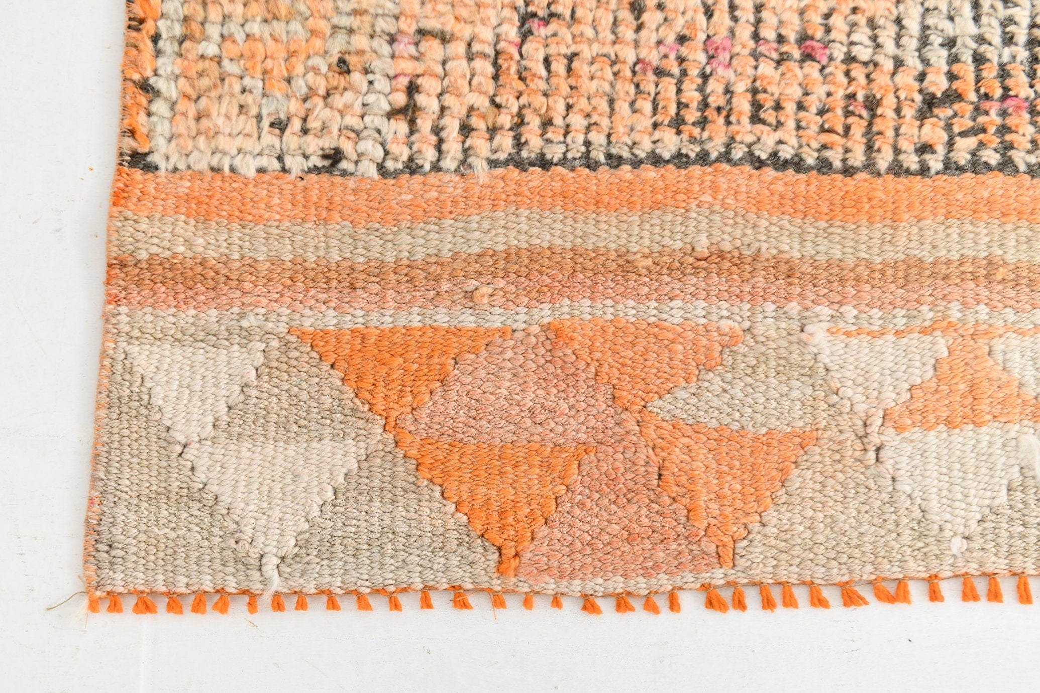 Vintage Herki Runner Rug 2'10" x 9'7" ft