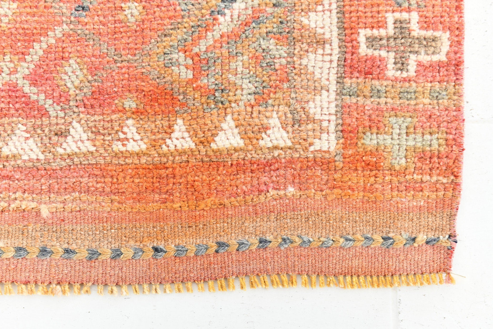Vintage Herki Runner Rug 2'11" x 10'2" ft