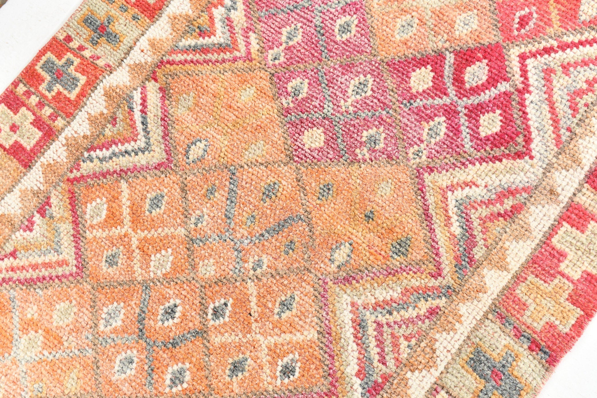 Vintage Herki Runner Rug 2'11" x 10'2" ft