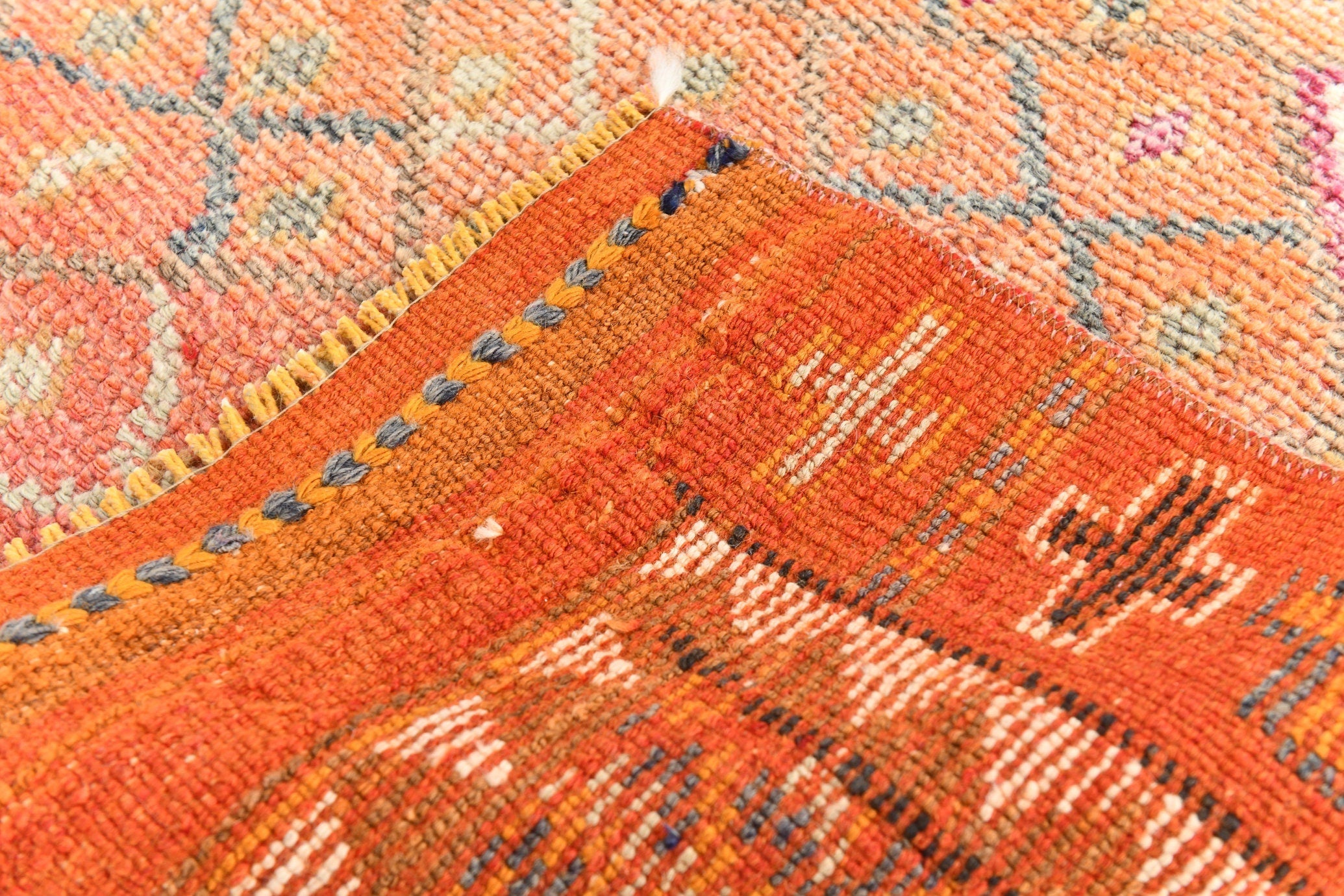 Vintage Herki Runner Rug 2'11" x 10'2" ft