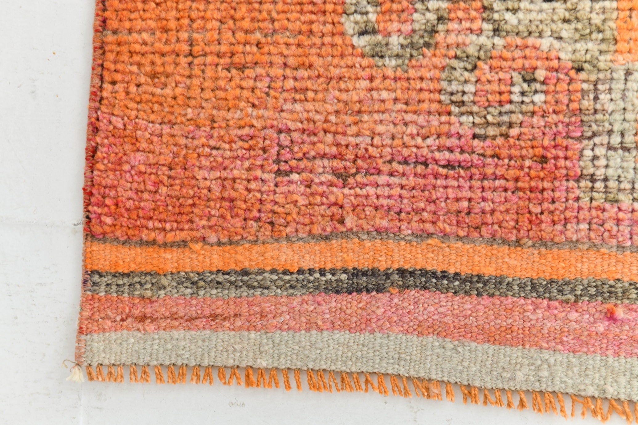 Vintage Herki Runner Rug 2'11" x 10'3" ft
