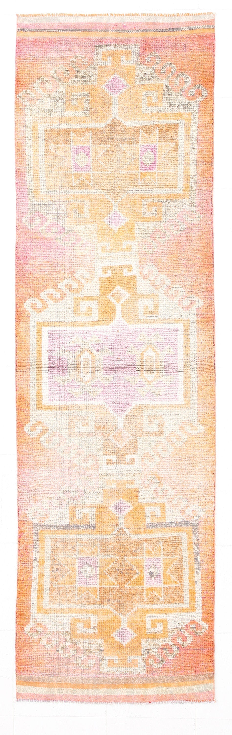 Vintage Herki Runner Rug 2'11" x 10'3" ft