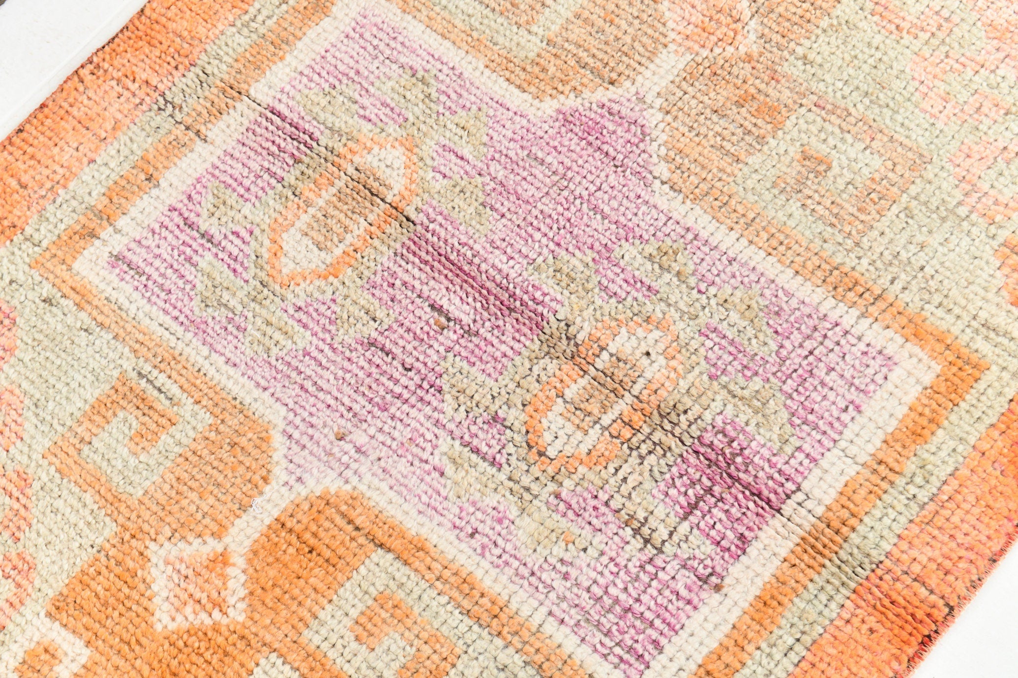 Vintage Herki Runner Rug 2'11" x 10'3" ft