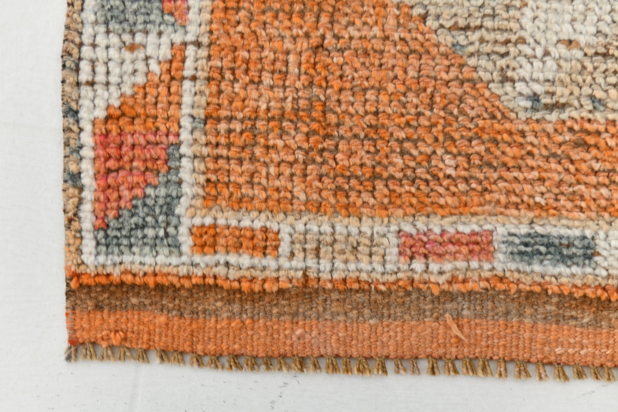 Vintage Herki Runner Rug 2'11" x 10'8" ft