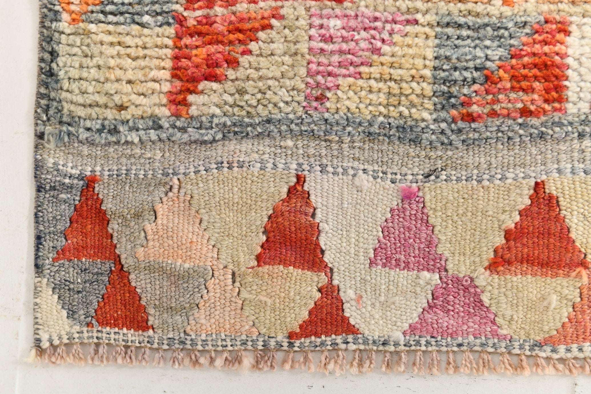 Vintage Herki Runner Rug 2'11" x 10'8" ft
