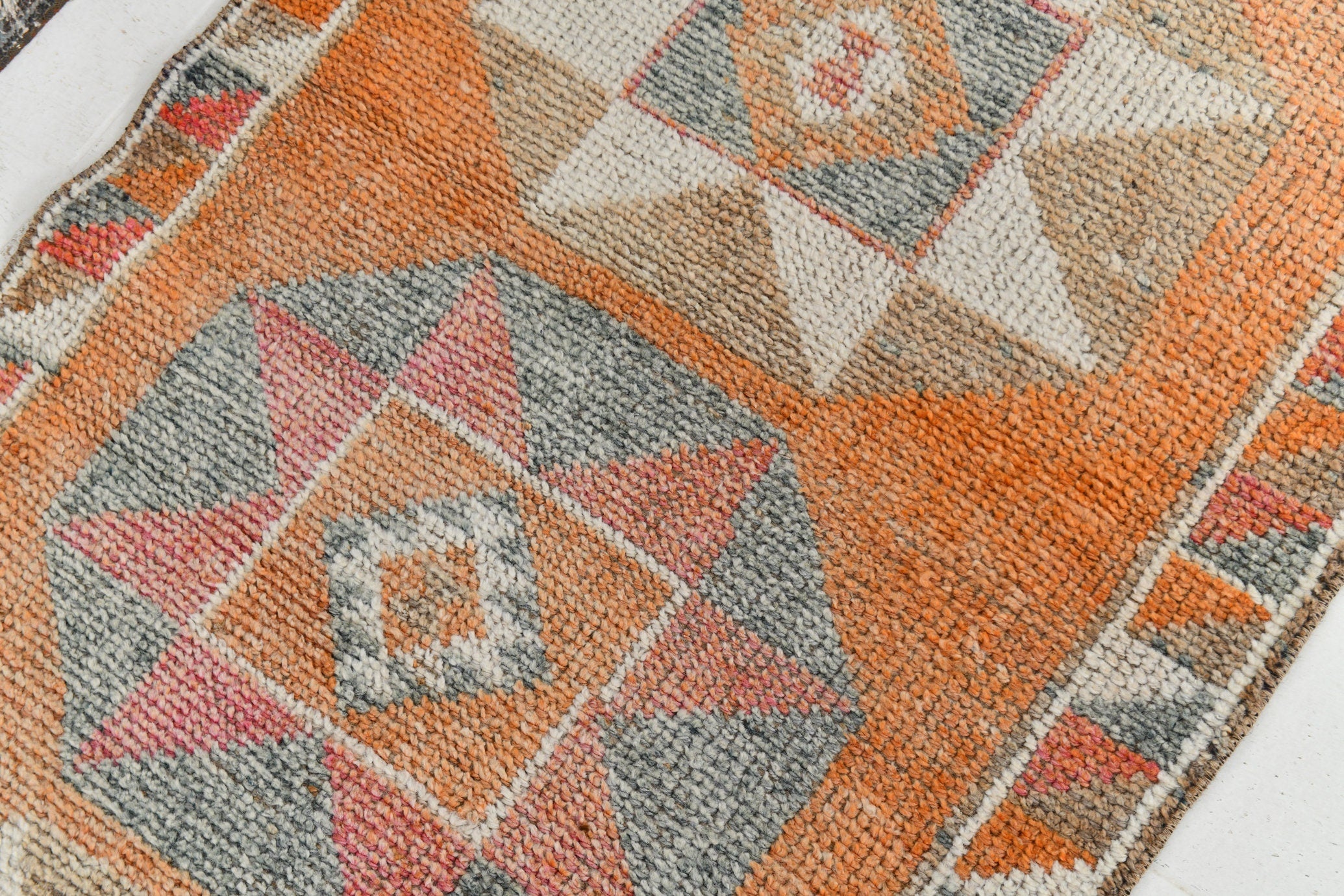 Vintage Herki Runner Rug 2'11" x 10'8" ft