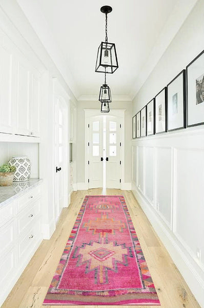 Vintage Herki Runner Rug 2'11" x 10'8" ft
