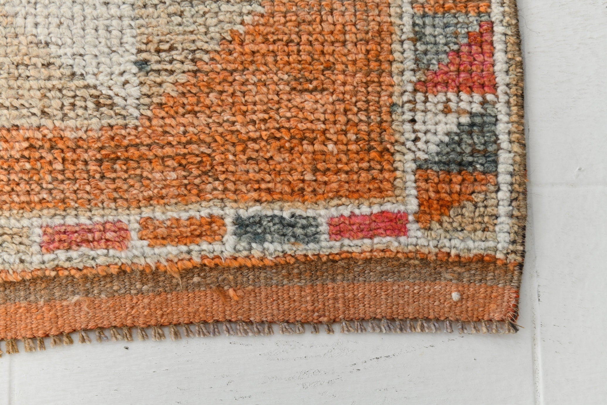 Vintage Herki Runner Rug 2'11" x 10'8" ft