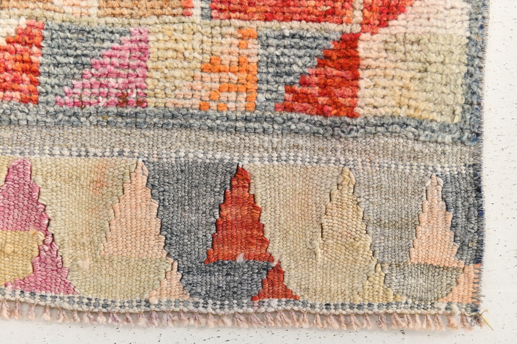 Vintage Herki Runner Rug 2'11" x 10'8" ft