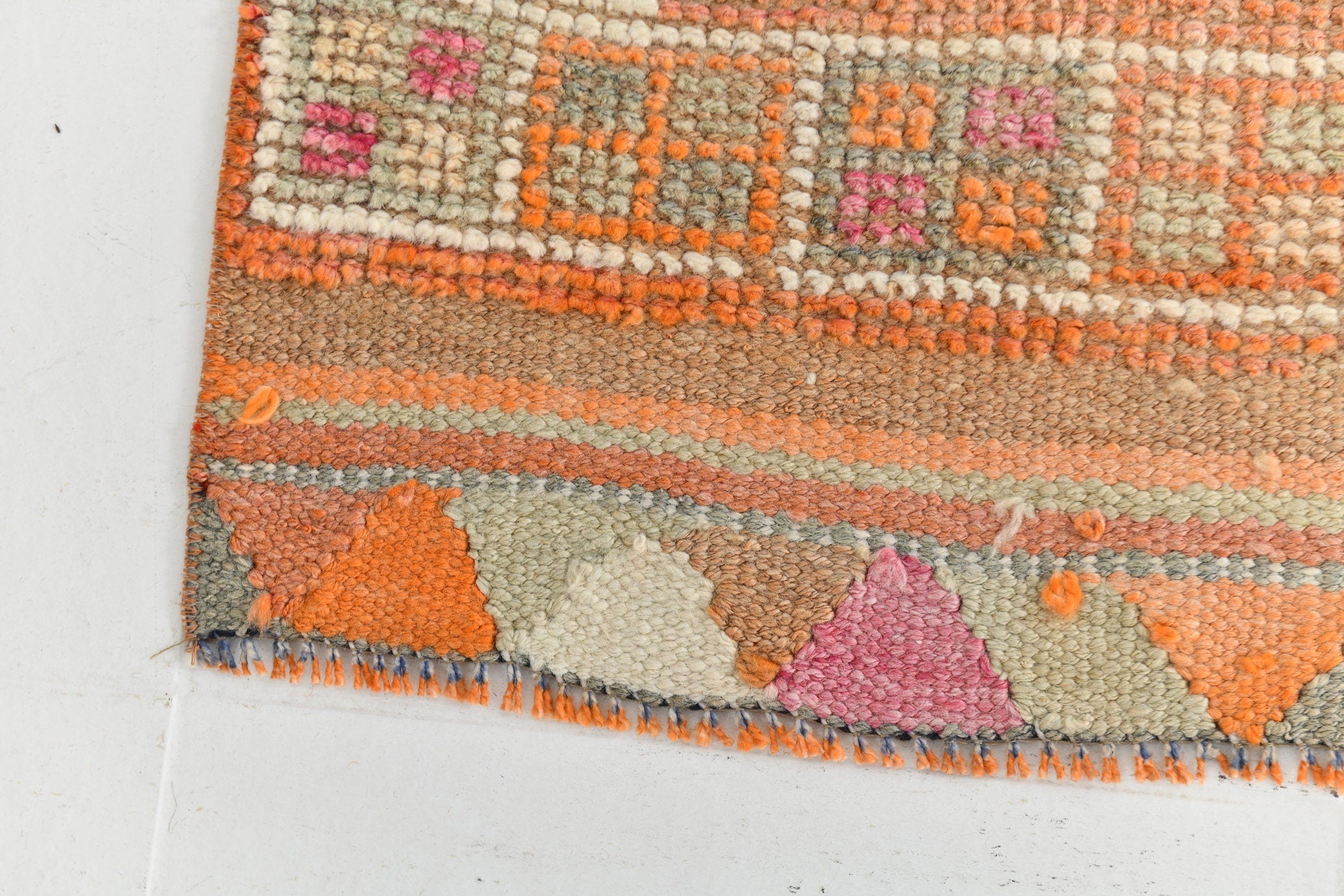 Vintage Herki Runner Rug 2'11" x 11'6" ft