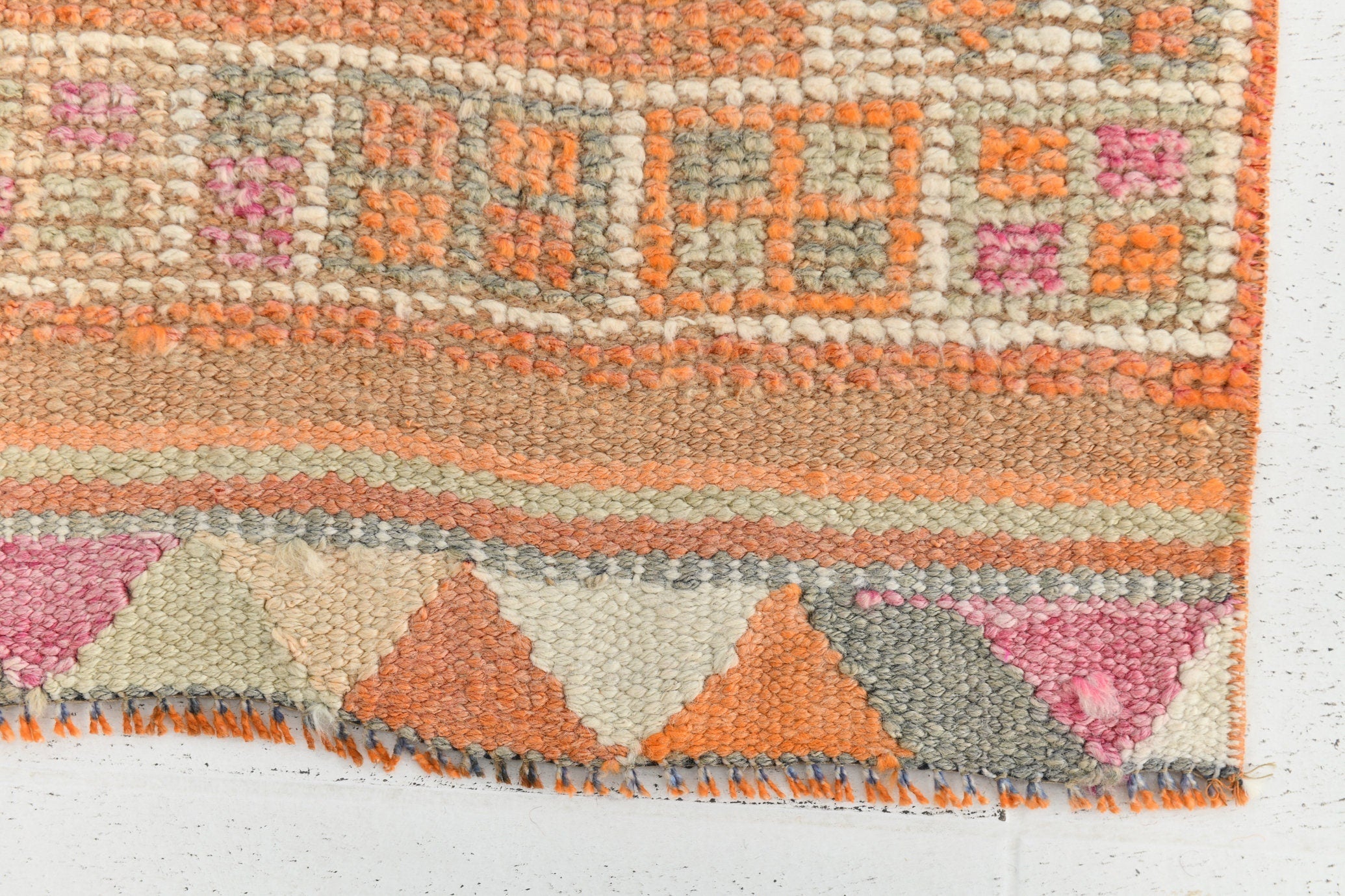 Vintage Herki Runner Rug 2'11" x 11'6" ft