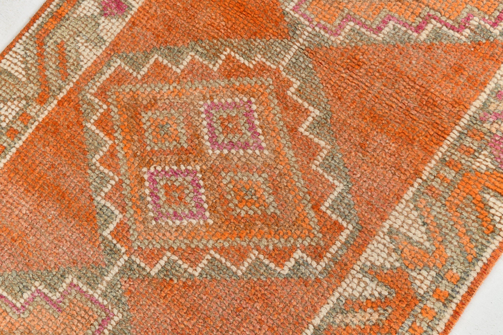 Vintage Herki Runner Rug 2'11" x 11'6" ft