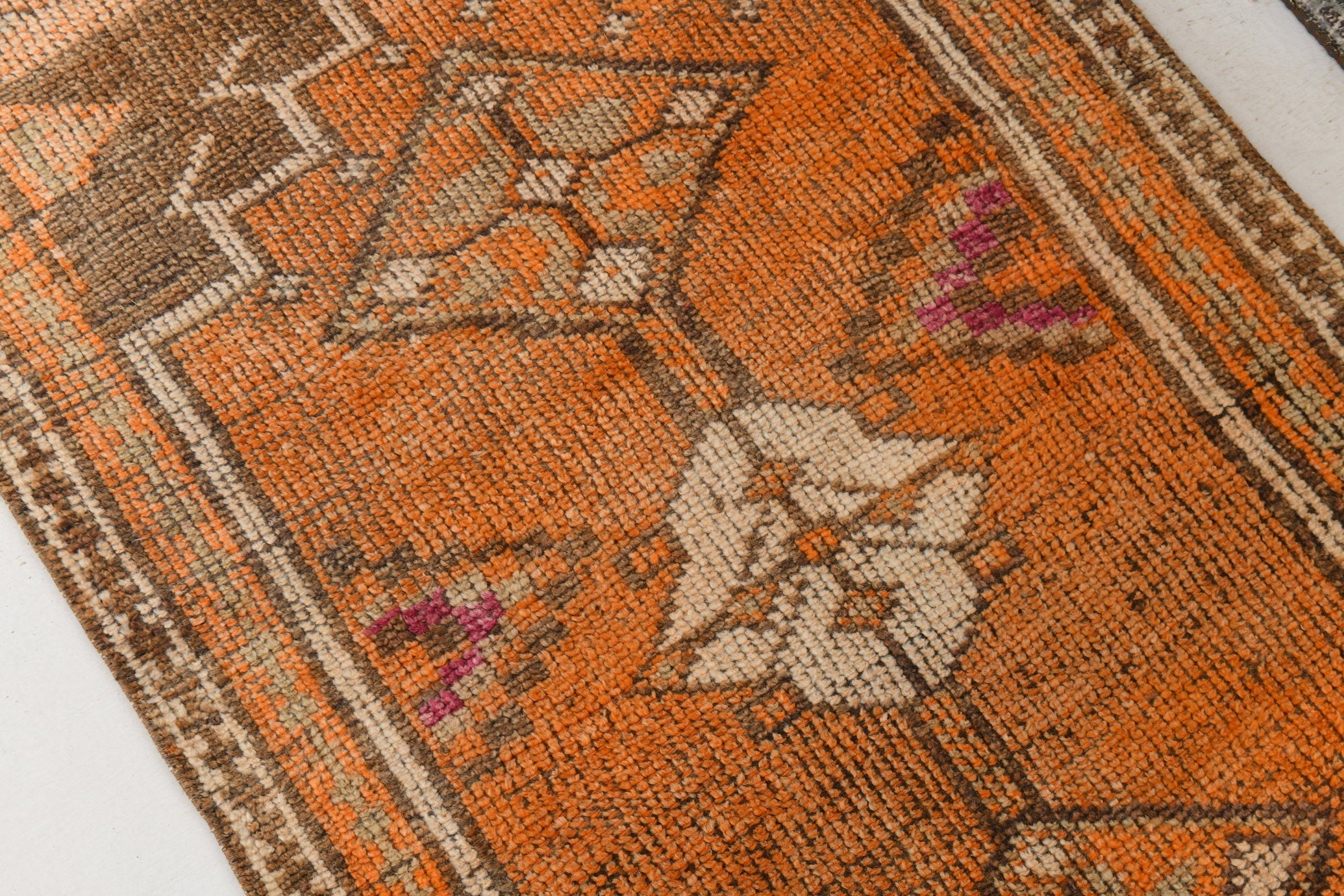 Vintage Herki Runner Rug 2'11" x 12'10" ft