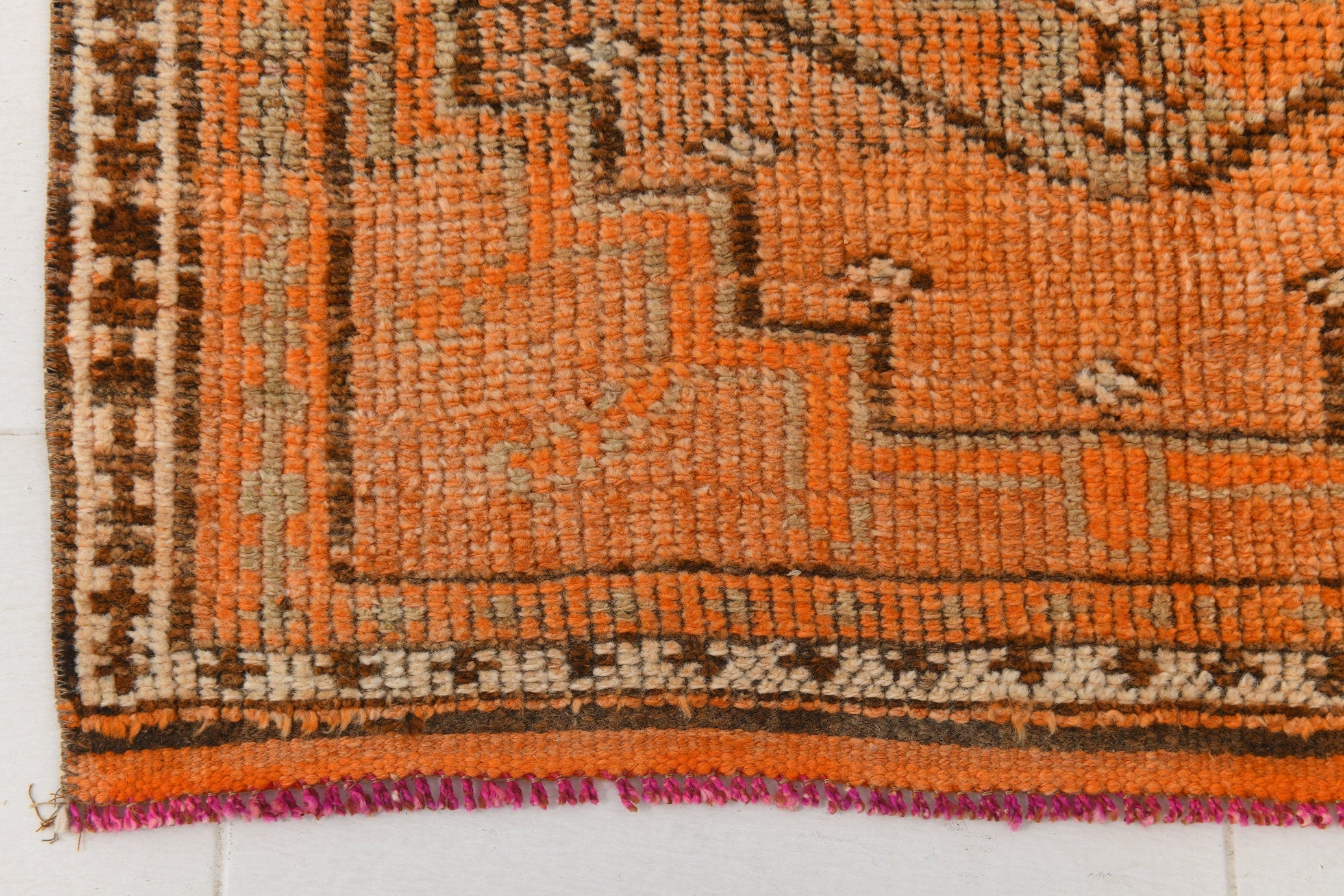Vintage Herki Runner Rug 2'11" x 12'10" ft