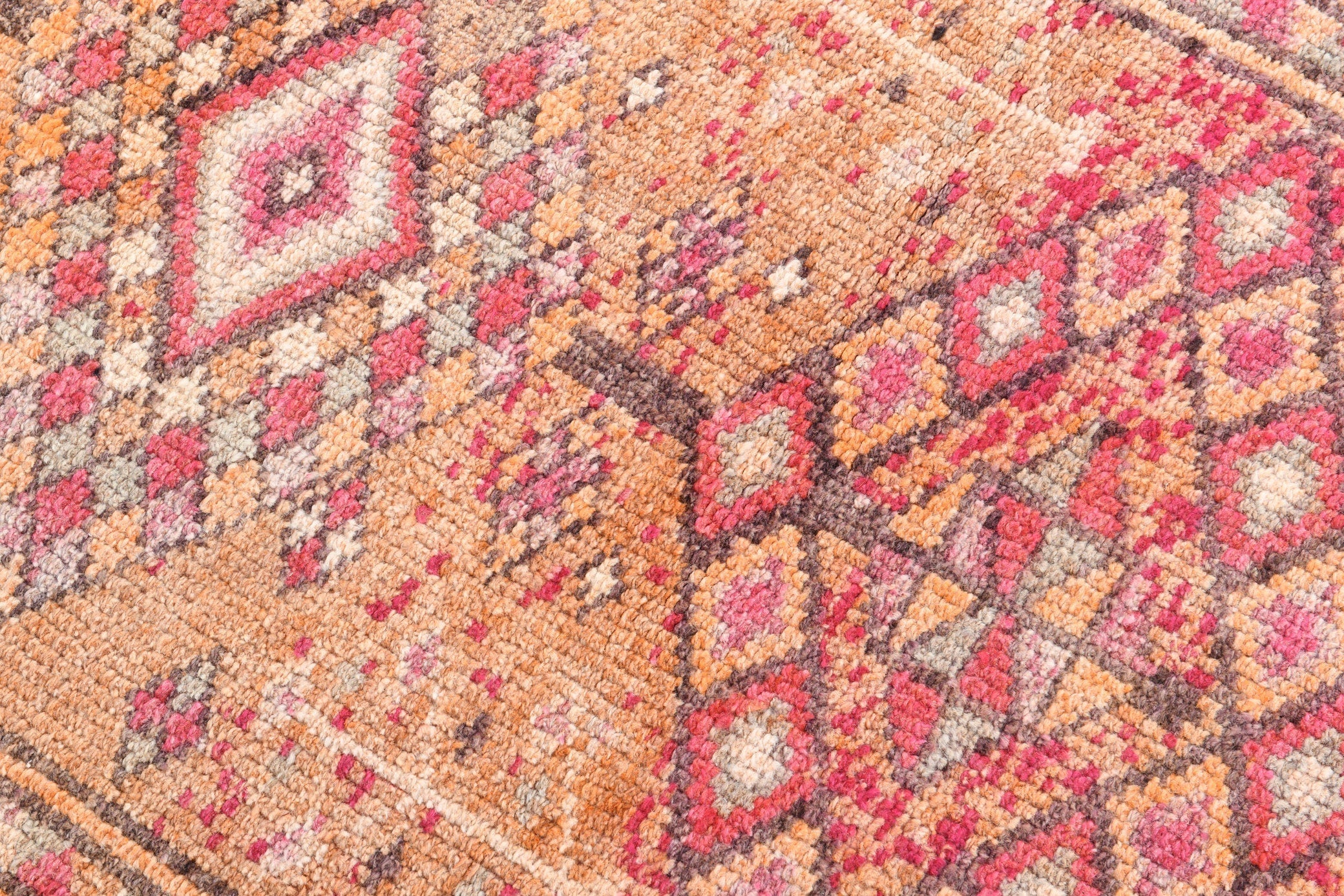 Vintage Herki Runner Rug 2'11" x 12'3" ft