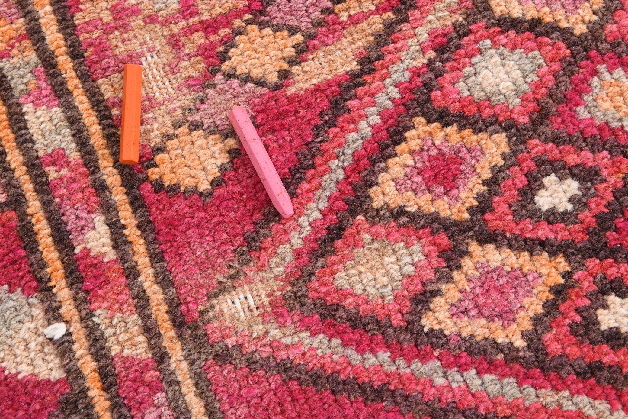Vintage Herki Runner Rug 2'11" x 12'3" ft