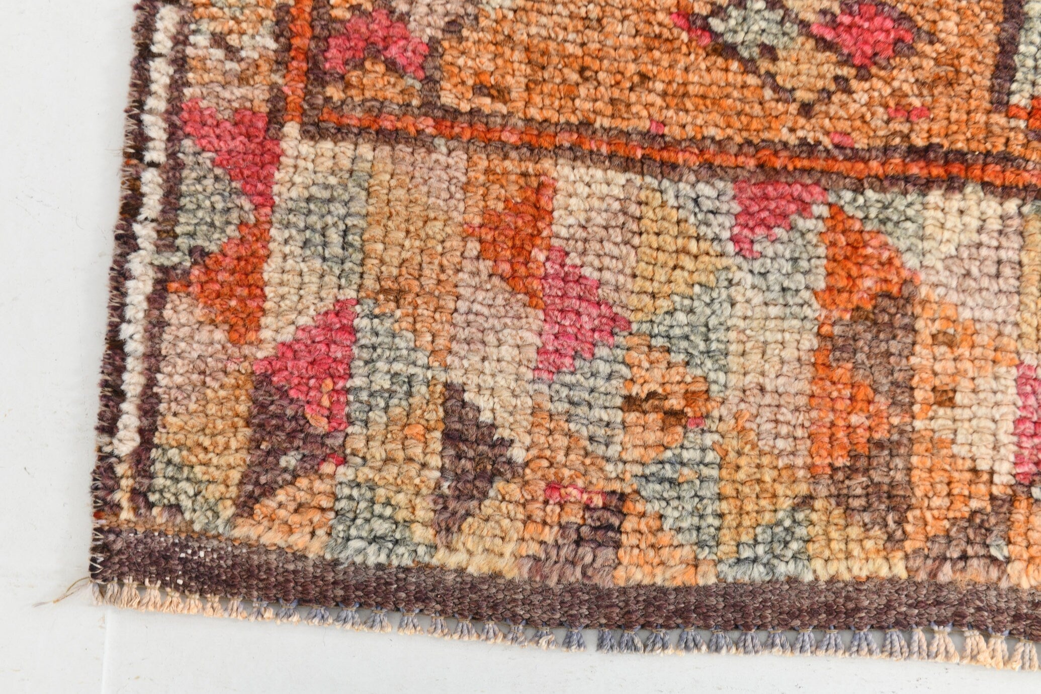 Vintage Herki Runner Rug 2’11’’ x 12’4’’ ft