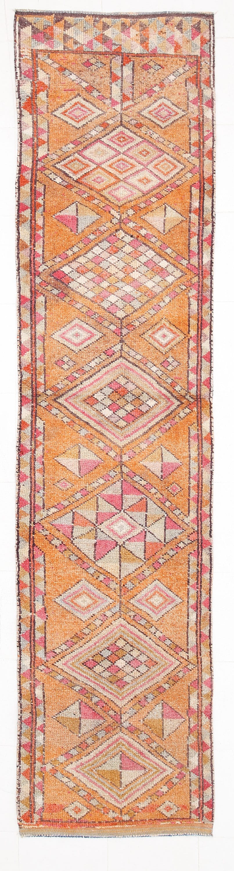 Vintage Herki Runner Rug 2’11’’ x 12’4’’ ft